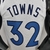 Regata NBA Minnesota Timberwolves Towws #32 Nike - Branco