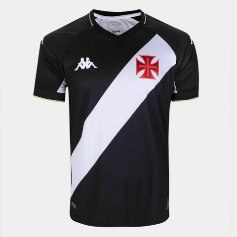 Camisa Vasco I 23/24 Preta - Kappa - Masculino Torcedor