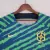 Camisa Seleção Brasileira Pré-Jogo 22/23 Torcedor Nike Masculina - Verde+Azul na internet
