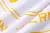 Conjunto de Moletom PSG Branco e Amarelo 2023/24