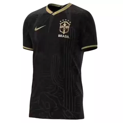 Camisa Brasil Concept 22/23 Torcedor Nike Masculina - Preto