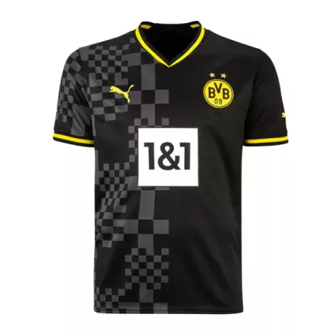 Camisa Borussia Dortmund Away 22/23 sn° Torcedor Puma Masculino - Preto