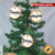Kit 3 enfeites pingentes de natal personalizada em madeira pinus Decoração Natalina Cristão Kit bola bolacha para pendurar na árvore de natal