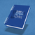 Caderno A5 "Tudo no Tempo de Deus" 15x21cm. Capa azul royal, mensagens de confiança em Deus. Capa durável com design significativo.