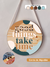 Placa Decorativa em Madeira Pinus com 18cm Decoração para pendurar na parede, com corda de algodão. Quadro Redondo de Madeira, escrito: Good Things Take Time. Presente Perfeito