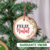 Enfeite bola bolacha pingente pendente rústico de natal para pendura na árvore Decoração natalina personalizada escrito feliz natal com barbante vermelho e branco