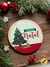 Placa de madeira pinus personalizada para Natal. Ideal para decorar a mesa. Ideia de Presente Personalizado para o Natal. Guirlanda Decorativa Natalina