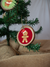 Enfeite bola bolacha pingente pendente rústico de natal para pendura na árvore Decoração natalina personalizada com desenho de biscoito de natal com corda de sisal