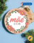 Quadro Decorativo Personalizado de Pinus com 18cm, uma Ideia de Presente Personalizado Perfeito com Arte para Presente Mãe