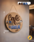 Quadro Decorativo para Cantinho do café, Lanchonete, Cafeteria. Placa de Mdf de 35cm Personalizado à mão