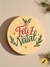 Placa de madeira pinus personalizada para Natal. Ideal para decorar mesas e paredes. Ideia de Presente Personalizado para o Natal

