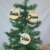 Kit 3 enfeites pingentes de natal personalizada em madeira pinus Decoração Natalina Cristão Kit bola bolacha para pendurar na árvore de natal