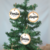 Kit 3 enfeites pingentes de natal personalizada em madeira pinus Decoração Natalina Cristão Kit bola bolacha para pendurar na árvore de natal