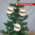 Kit 3 enfeites pingentes de natal personalizada em madeira pinus Decoração Natalina Com nome Kit bola bolacha para pendurar na árvore de natal personalizado