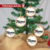 kit 5 Enfeites bolas bolachas pingentes pendentes rústico de natal com nome personalizado para pendurar na árvore Decoração natalina personalizada com corda de sisal