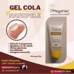 Gel Cola Confecção de Mega Hair e Prótese Capilar Micropele e Nanopele i7MegaHair 60gr