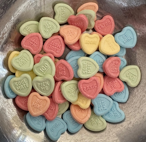 sprinkles corazones frases