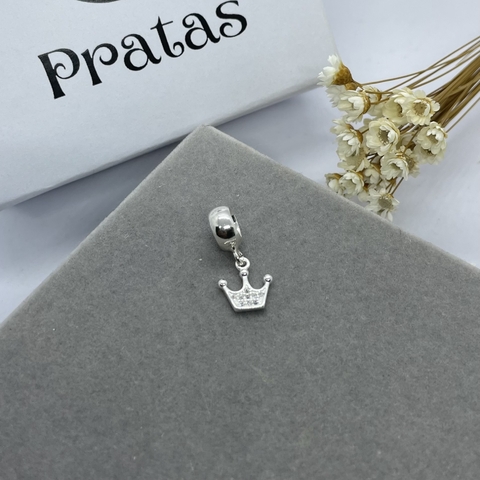 Berloque Coroa cravejado