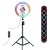 Ring Light Luz Colorida 10 Polegadas 26cm + Tripé 2.1m RGB - comprar online