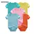 kiddiezoom 5 Pcs 100% Algodão Bebê Meninos Meninas Bodysuit Roupas Bonito Dos Desenhos Do Bebê - loja online