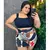 Conjunto Feminino Blusa Cropped + Short Saia com Cinto Plus Size - Conjuntinho Plus Curve
