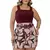 Conjunto Feminino Blusa Cropped + Short Saia com Cinto Plus Size - Conjuntinho Plus Curve - loja online