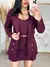 Conjunto Social Feminino 3 Peças Blazer + cropped + short saia com detalhes Trijunto - comprar online