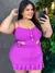Conjunto Macaquinho Feminino com Short SaiaModa Plus Size Macacão Curve - Gemeos Barbosa