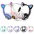 Fone De Ouvido Bluetooth Orelha Gatinho Infantil Led Sem Fio - comprar online