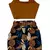 Conjunto Feminino Plus Size Blusa Cropped alça de babado + Short Saia com cinto - Conjuntinho Curve