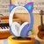 Fone De Ouvido Bluetooth Orelha Gatinho Infantil Led Sem Fio - Gemeos Barbosa