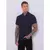 Camisa Social Masculina Gola Padre de Luxo Com Manga Curta Slim Fit Linho e Viscose Tecido Premium na internet