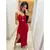 Vestido Longo Feminino Midi com Fenda Lateral e detalhes luxo na internet