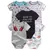 kiddiezoom 5 Pcs 100% Algodão Bebê Meninos Meninas Bodysuit Roupas Bonito Dos Desenhos Do Bebê