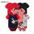 kiddiezoom 5 Pcs 100% Algodão Bebê Meninos Meninas Bodysuit Roupas Bonito Dos Desenhos Do Bebê na internet