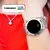 Relógio Champion CH40106T: feminino, digital LED, prata/vermelho, com colar e brincos. Presente bonito e à prova d'água. na internet