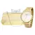 Relógio Champion Feminino Analógico Dourado + Bolsa Clutch Original À Prova D'Água Presente Moda Gift Aniversário Tendência Estilo Mulher Esposa Namorada Mãe Barato CN27652G - comprar online