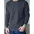 Camiseta Lisa Básica Manga Longa 100% Algodão Mlaha Premium Masculina Fio 30,1 Panteada Premium Gola Redonda - loja online
