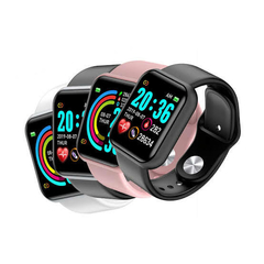 Smartwatch y68 relógio inteligente para Android e iPhone - comprar online