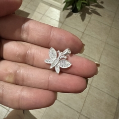 Dije DC017 Mariposa Cubic - Blanco