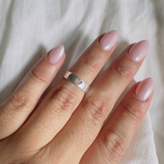 Anillo ANL162 - Corazones calado liso - comprar online