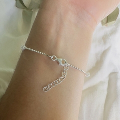 Pulsera PI040 esferas caladas tipo canasta en internet
