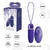 Bala vibradora fina con control remoto y 12 modos de vibración - comprar online