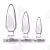 Kit de plugs anales transparentes Trainer