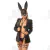 Body liga doble negro - Glow Sexshop