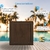 Tampão GDA 80x80 Art Rebaixado c/ Invisível Marrom - 34.005 - Solamar - Tratamento de água e acessórios para piscinas