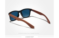 Óculos De Sol De Madeira Natural Masculino Polarizado KINGSEVEN - loja online