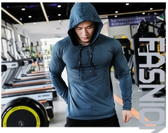Blusa moletom masculina academia, com capuz na internet