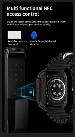 Smart Watch 8 ultra Answer Call 1,85 polegadas - El Hombre 