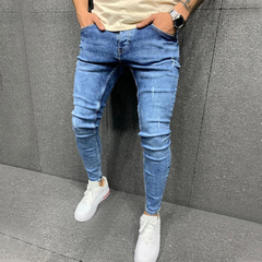 Calça jeans masculina jeans skinny na internet